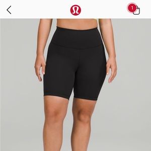 Lululemon Wunder Train Contour Fit High-Rise Short 8”